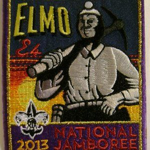 Boy Scout 2013 National Jamboree Elmo Camp Patch